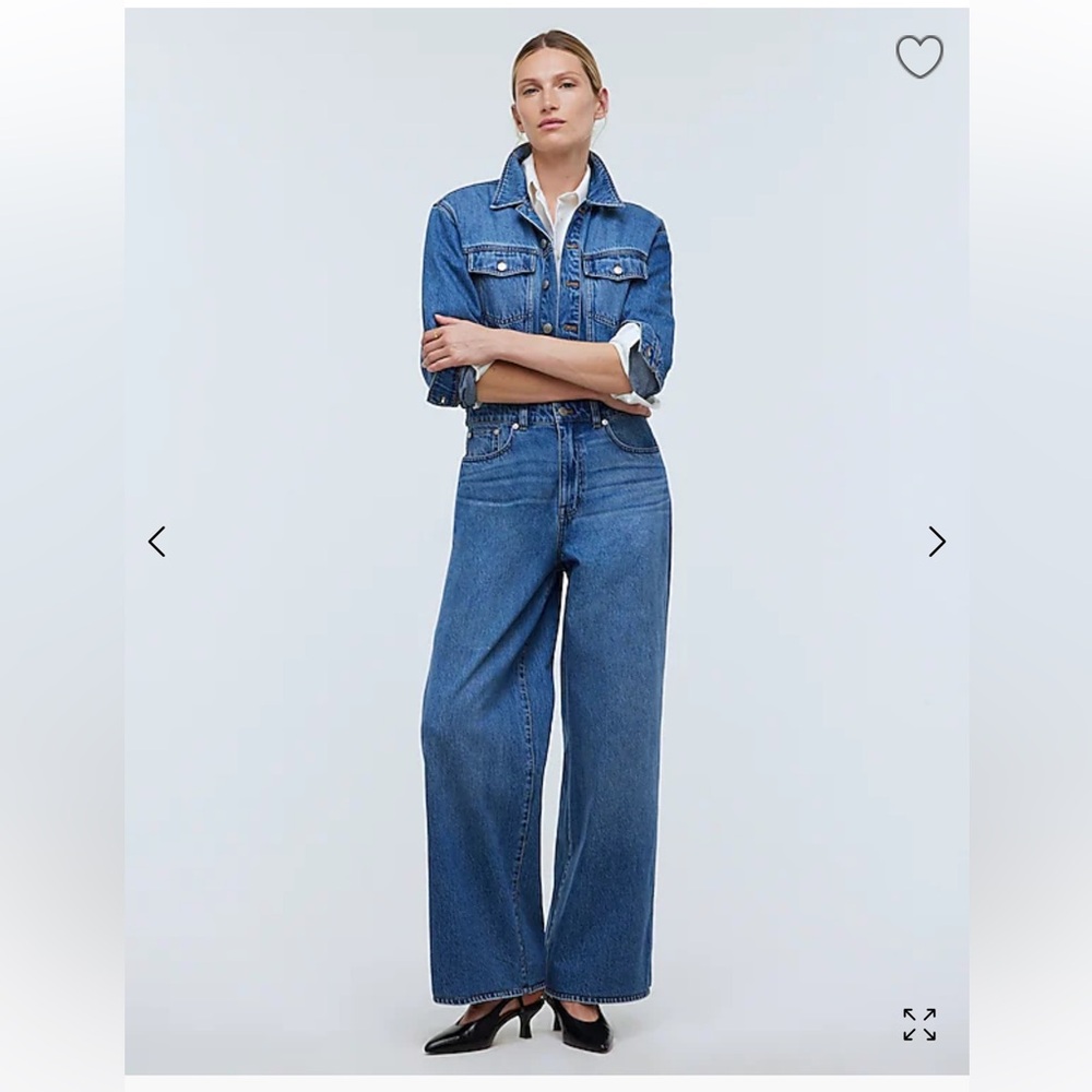 Madewell wide leg jumpsuit denim Size 2. !New with Tags!
